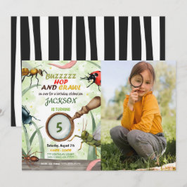 Bug Birthday Kids Foto Einladung