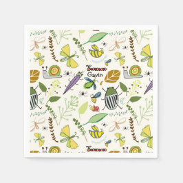 Bug Birthday Party Paper Napkin Serviette
