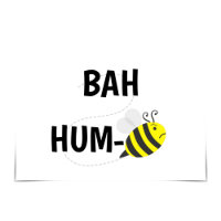 Bug Card "Bah Humbug" mit Cranky Bee