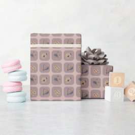 Bug Collector in Lila Geschenkpapier