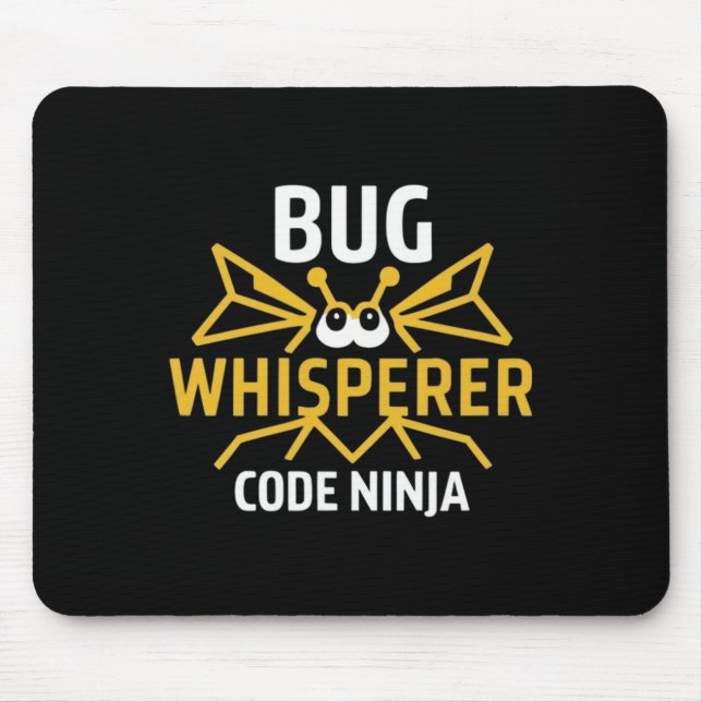 Bug Hunt gefährdete Jäger Cyber Threat Bug Bount Mousepad (Vorne)