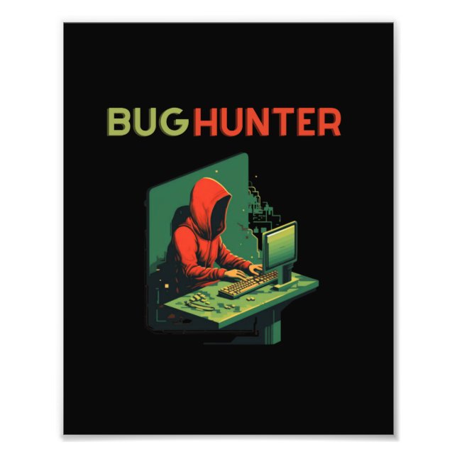 BUG HUNTER, Programmierung, Softwareingenieur Fotodruck (Vorne)