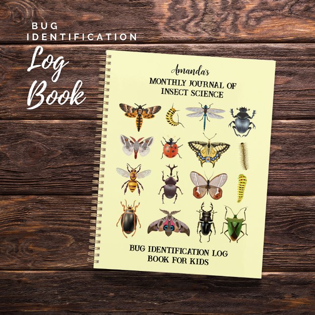 Bug Identification Log Book for Kids Planner Planer (Bug Identification Log Book For Kids Planner)