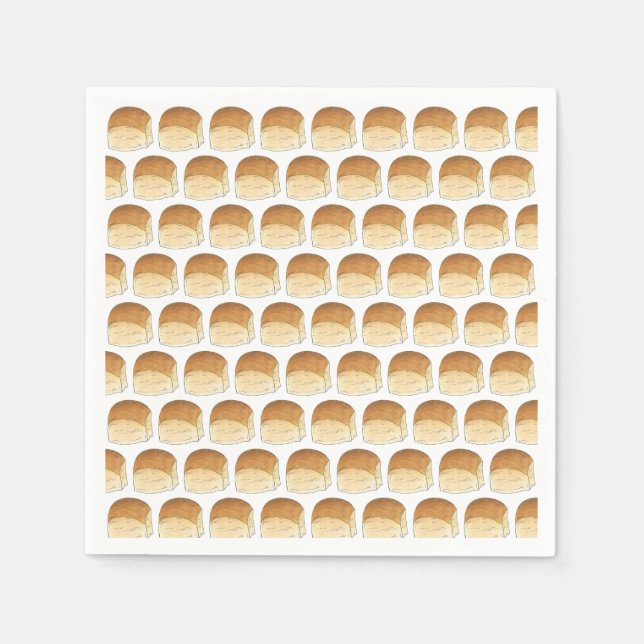 Bug in der Oven Brot Dinner Rolls Baby Dusche Serviette (Vorderseite)