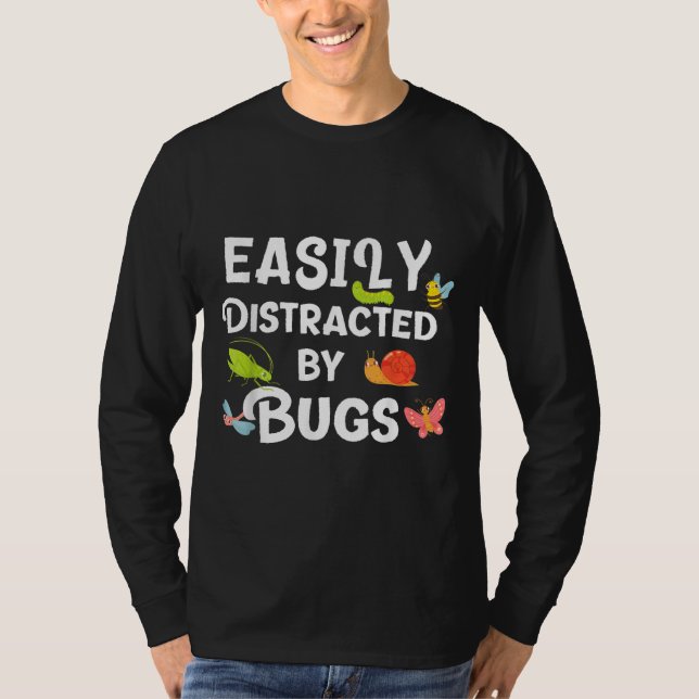 Bug leicht ablenkbar durch Fehler Funny Insects Sc T-Shirt (Vorderseite)