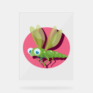 Bug Life Adventures - Niedlich & Funny Dragonfly Acrylschild