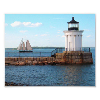 Bug Light Lighthouse Portland Maine Foto Print