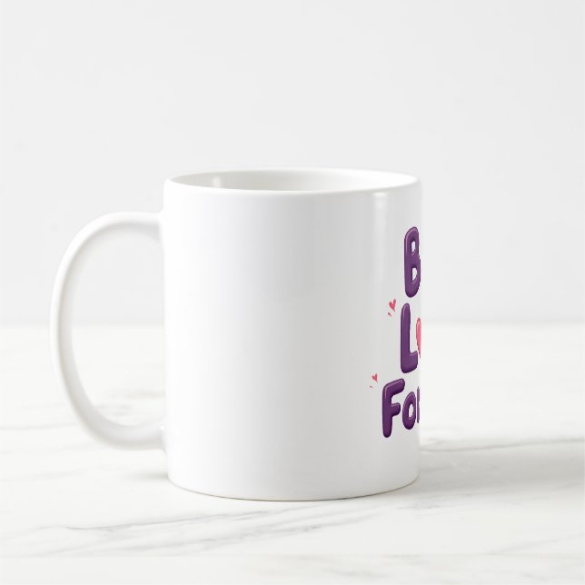 Bug Love Forever T-Shirt Kaffeetasse (Links)