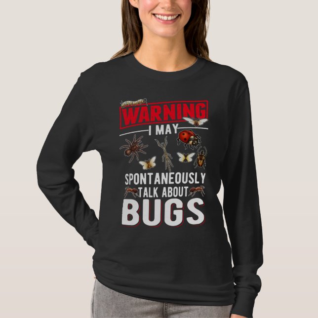 Bug Lover Insekten Entomologe Funny Science T-Shirt (Vorderseite)