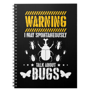 Bug Lover Insekten Funny Entomologist Notizblock