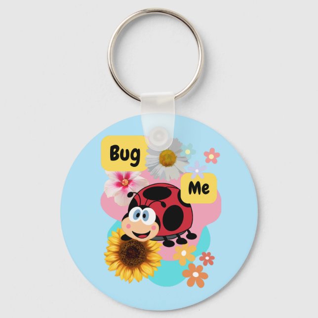 Bug Me: Ladybug Schlüsselanhänger (Vorderseite)