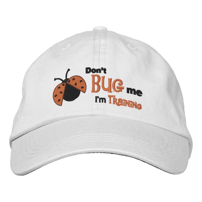 Bug mich nicht - bestickte Verschlusskappe Kappe (Vorderseite)