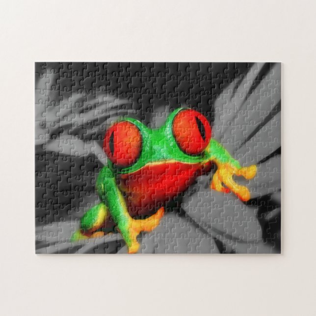 Bug-Mit Augen Frog Puzzle (Horizontal)