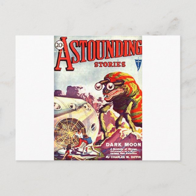 Bug Mit Augen Monster Postkarte (Vorderseite)