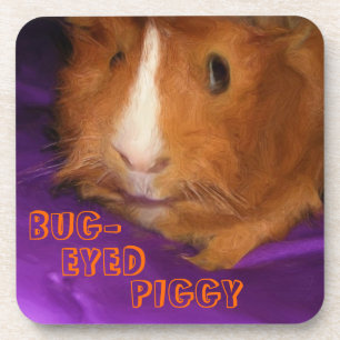 BUG-MIT AUGEN PIGGY-Guinea Schweinefleisch-Unterse Untersetzer