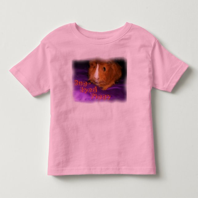 Bug-Mit Augen Schweine-Guinea Shirts (Vorderseite)