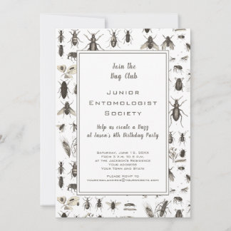 Bug oder Insektenthema Geburtstagsparty