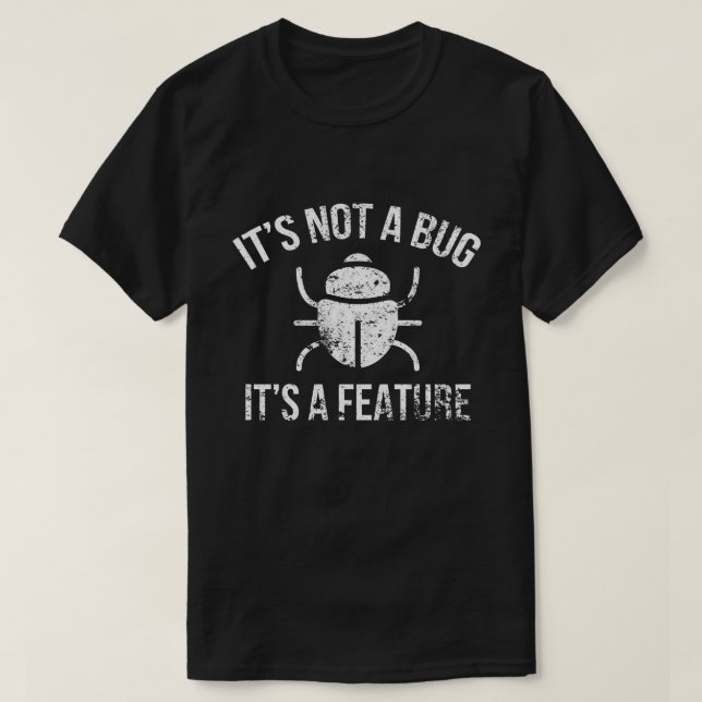 Bug Programmierer T-Shirt (Design vorne)