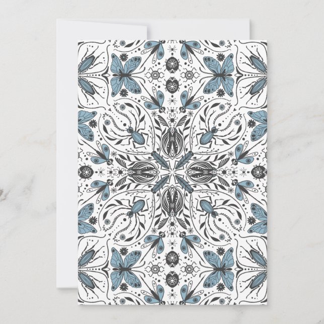 Bug, schwarz und blau (Vorderseite)