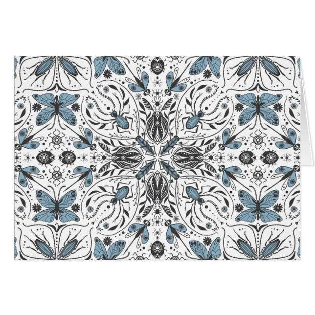 Bug, schwarz und blau (Vorderseite (Horizontal))