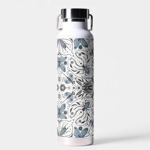 Bug, schwarz und blau trinkflasche