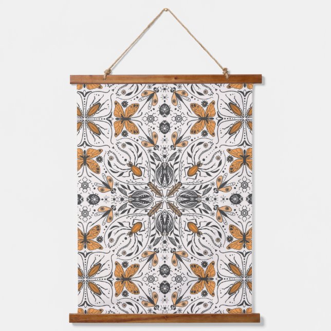 Bug Wandteppich Mit Holzrahmen (Vorderseite)