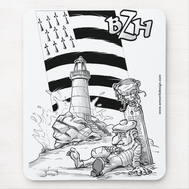 Bugaled BZH Mousepad (Vorne)