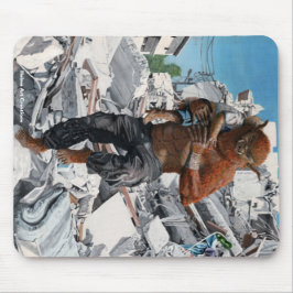 Bugbear Hero Child Rescue Fantasy Art Mousepad