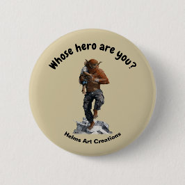 Bugbear Hero Child Rescue Fantasy Fantasy Art Butt Button