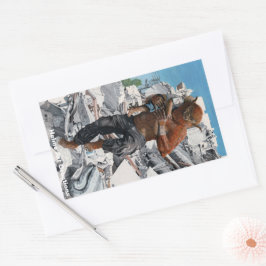 Bugbear Hero Retcuing Child Fantasy Art Stickers