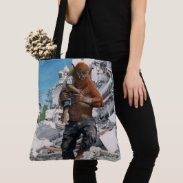 Bugbear hero retcuing Child Fantasy Graphic Tasche