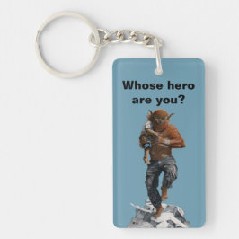 Bugbear Hero Rettend Kinderfantasie Akylic Schlüss Schlüsselanhänger