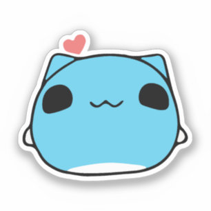 BugCat Capoo cat, Kawaii Comic Cat Liebe Aufkleber
