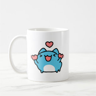 BugCat Capoo cat, Kawaii Comic Cat Liebe Kaffeetasse