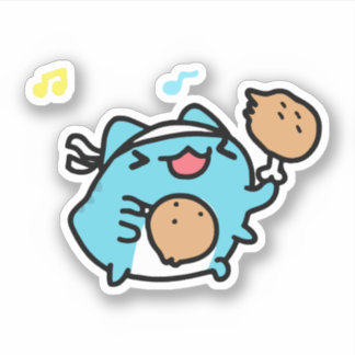 BugCat Capoo-Katze Aufkleber