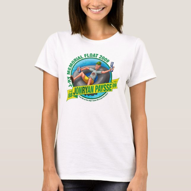 Bügel-Behälter der Damen-Spagetti (Limon) T-Shirt (Vorderseite)