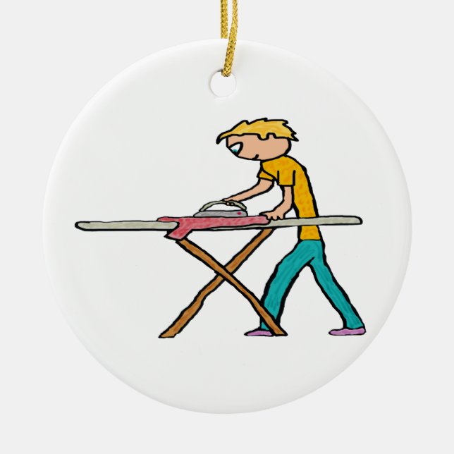 Bügeln Keramik Ornament (Vorne)