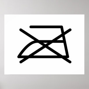 BÜGELN SIE NICHT! POSTER