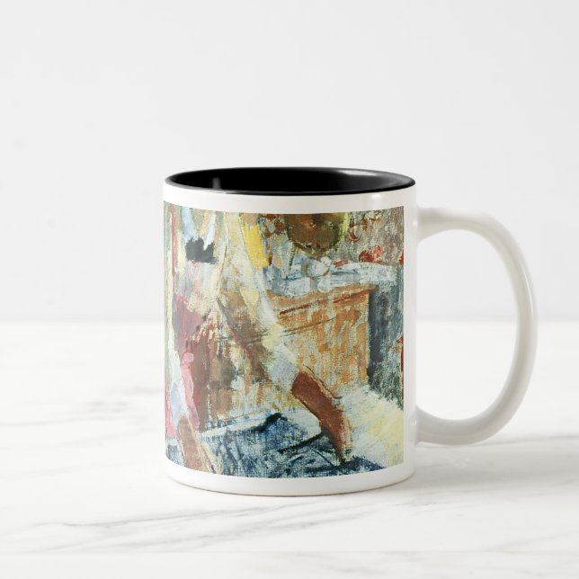 Bügelnde Frau, 1912 Zweifarbige Tasse (Rechts)