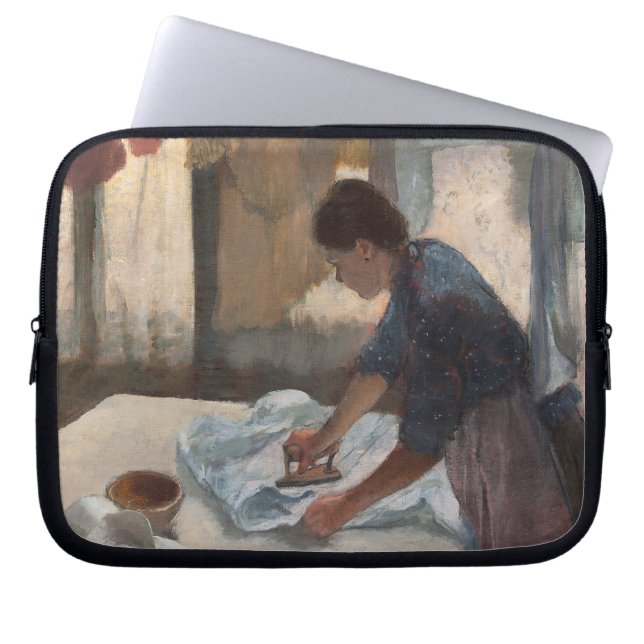 Bügelnde Frau Edgar Degass |, c.1876-87 Laptopschutzhülle (Vorderseite)