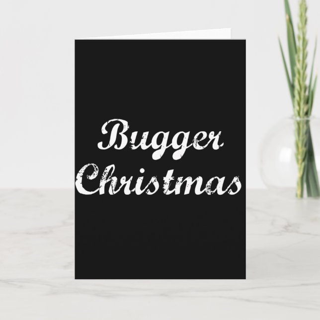 Bugger Weihnachten (Vorderseite)