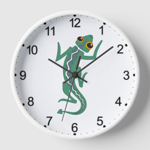 Buggi Grüne Eidechse Künstlerische Clipart-27847 Uhr