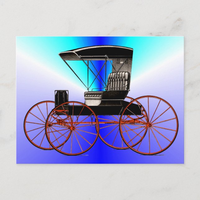 Buggies and Carriages Postkarte (Vorderseite)