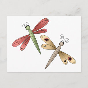 Buggin' You ・ Libellen Postkarte