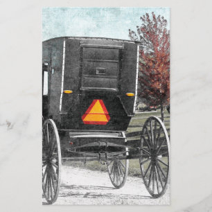 Buggy Herbst Briefpapier