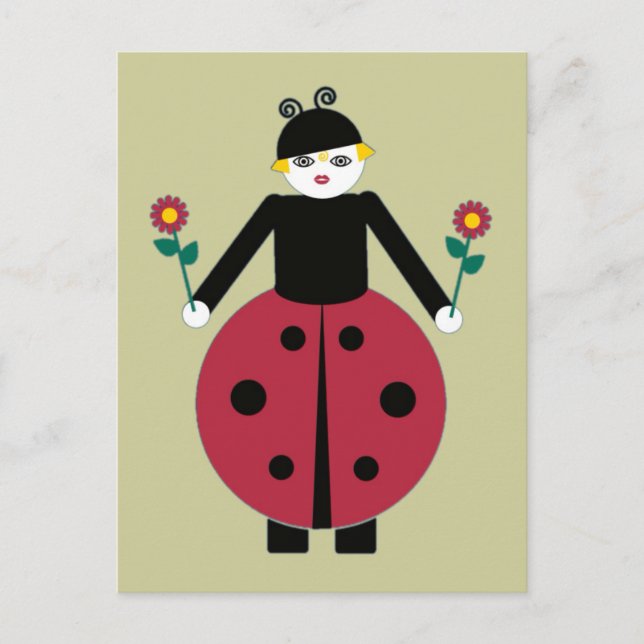 Buggy Martzkins Ladybug Postcard Postkarte (Vorderseite)