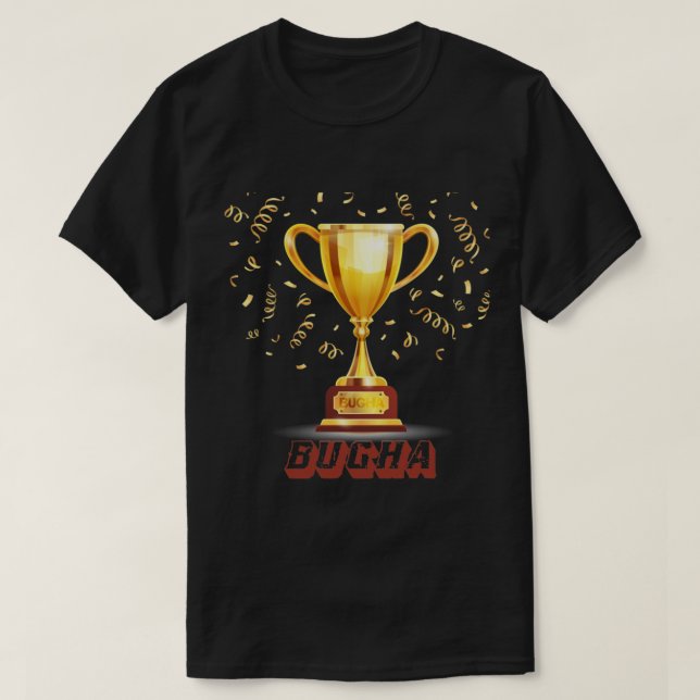 Bugha Weltmeisterschaft Champion. T-Shirt (Design vorne)