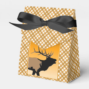 Bugling Bull Elch bei Sunset Original Wildlife Art Geschenkschachtel