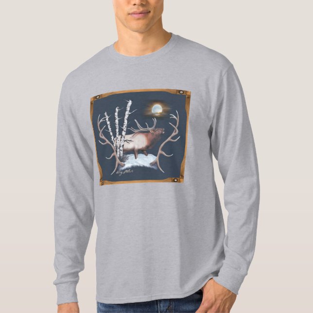 Bugling Bull Elk T-Shirt (Vorderseite)