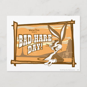 BUGS BUNNY™ Bad Hare Day! Postkarte